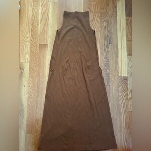 Reformation mock neck knit brown dress size XS